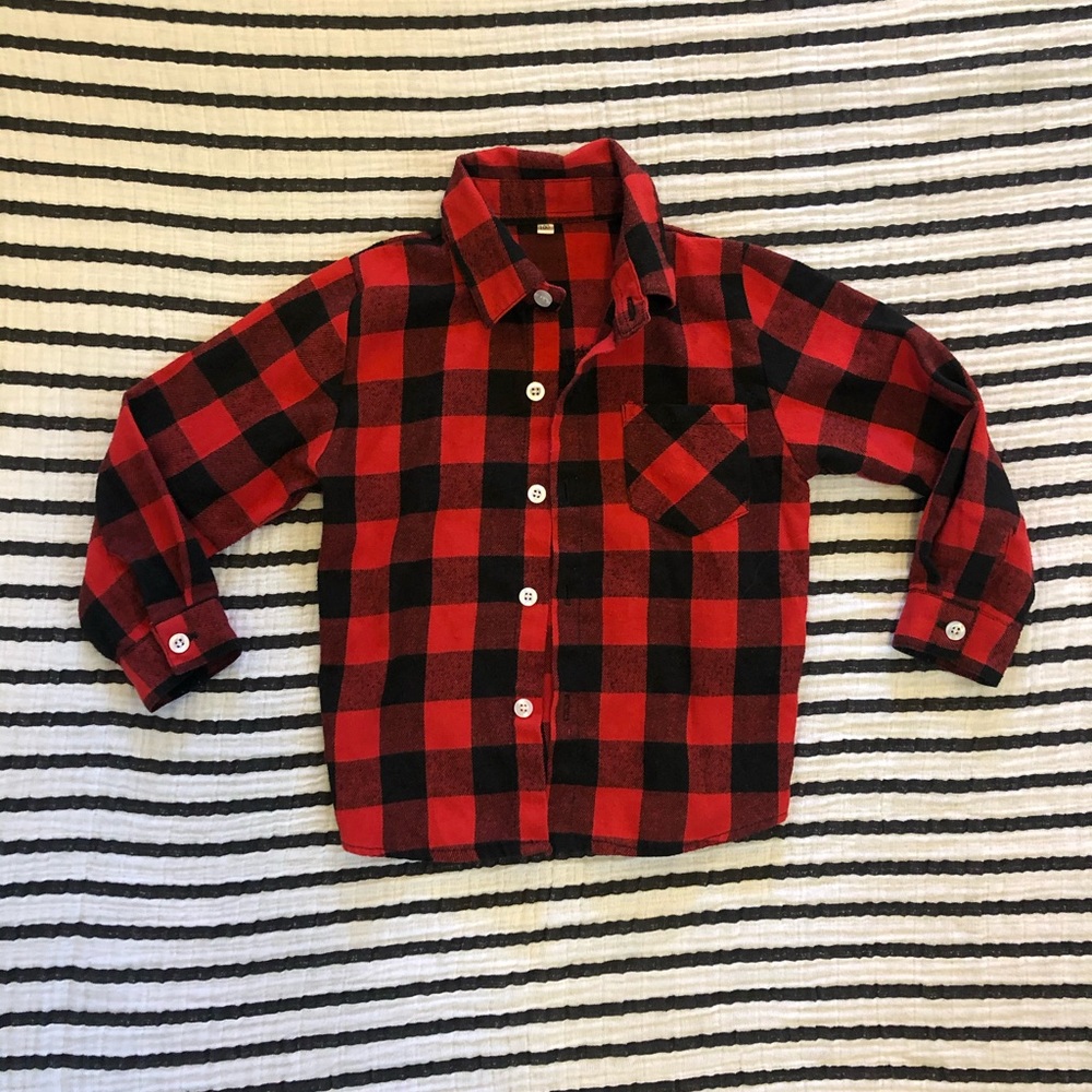 Red Flannel Button up